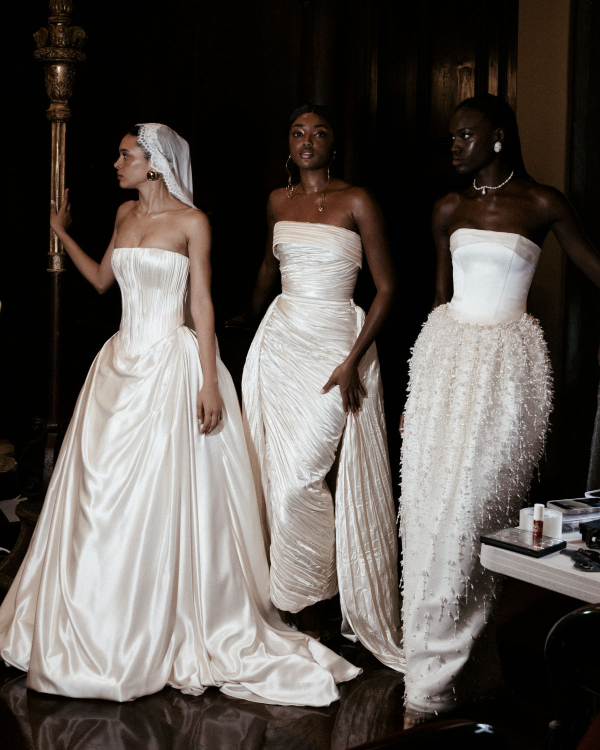 Backstage at Floure’s NYBFW Fall 2026 Runway Show