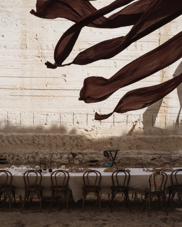 An Intimate Menorca Quarry Wedding with Avant-Garde Design, Gospel Harmonies & Vintage Bridal Looks