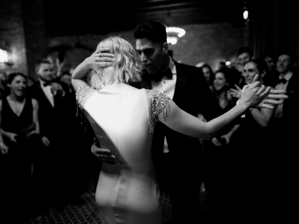 Autumn Fall Wedding Celebration at The Bowery Hotel Location | Sydney and Alex's Heartfelt Marriage Ceremony