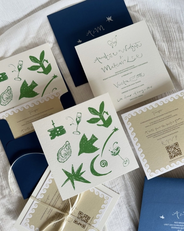 50 Elegant Calligraphy Stationery Suites