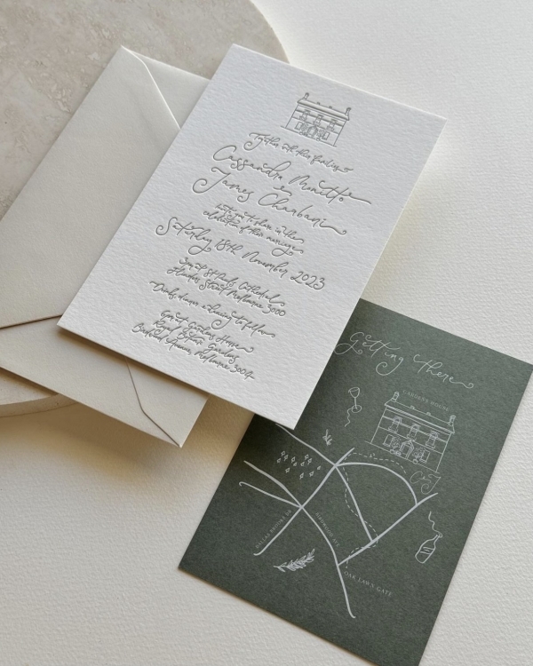 50 Elegant Calligraphy Stationery Suites