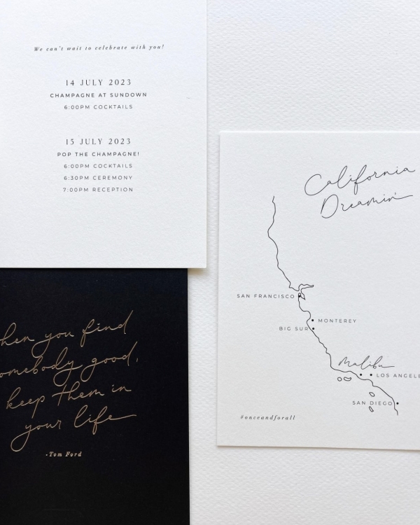 50 Elegant Calligraphy Stationery Suites
