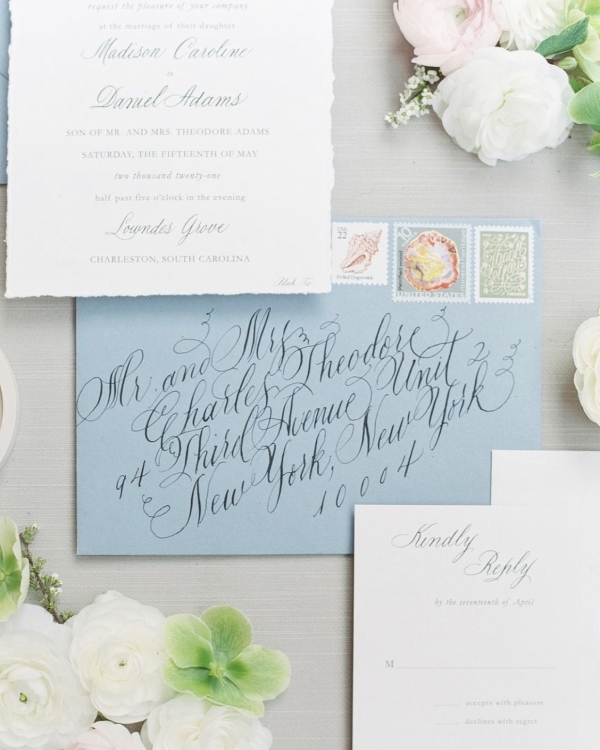50 Elegant Calligraphy Stationery Suites