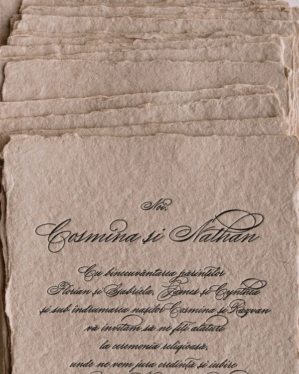 50 Elegant Calligraphy Stationery Designs — photo 1