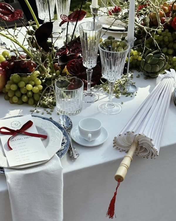 Inside Khanh Linh and Vu Minh Kong’s Stylish Vietnamese Wedding