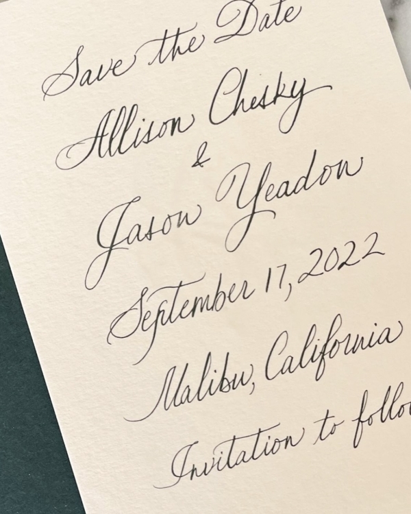 50 Elegant Calligraphy Stationery Suites