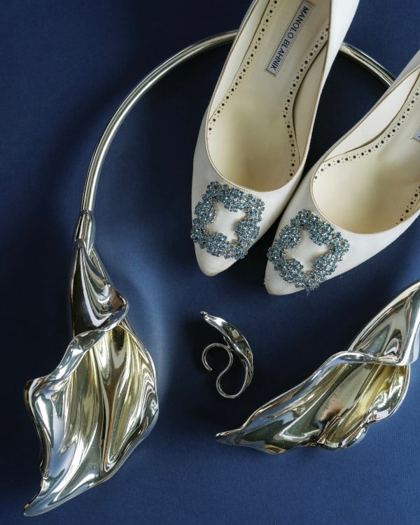 An Avant-Garde Vietnamese Beach Wedding Splashed in Bold Blue