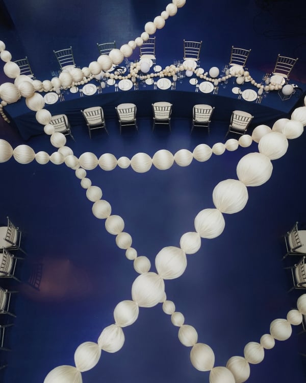 An Avant-Garde Vietnamese Beach Wedding Splashed in Bold Blue