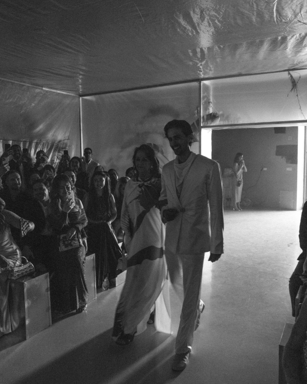 A Bold Botanical-Inspired Wedding Amongst Brutalist Architecture in Portugal