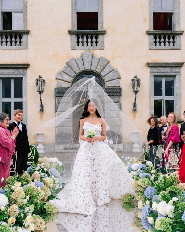 Behind the Design: How Celebrity Florist Larry Walshe Created Becca Bloom’s Viral Lake Como Wedding