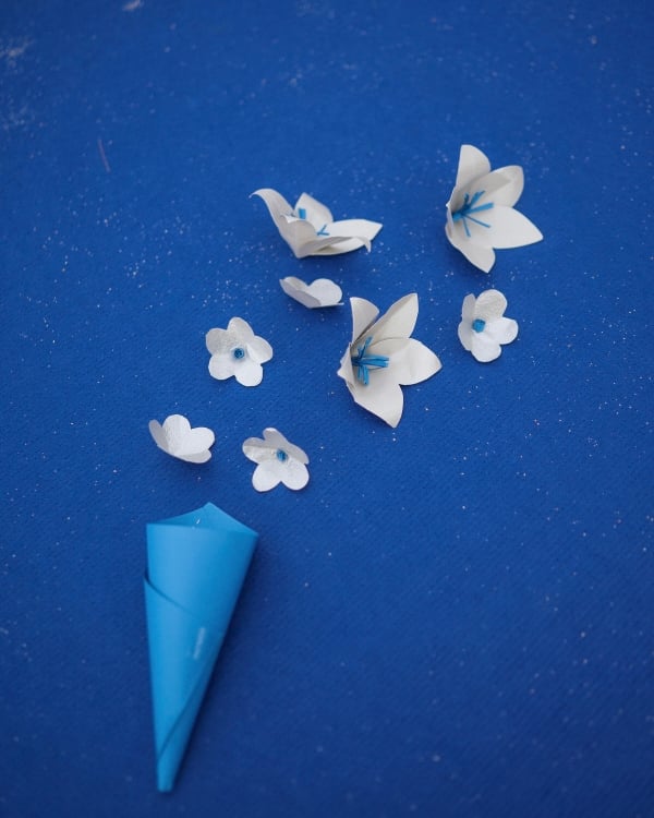 An Avant-Garde Vietnamese Beach Wedding Splashed in Bold Blue