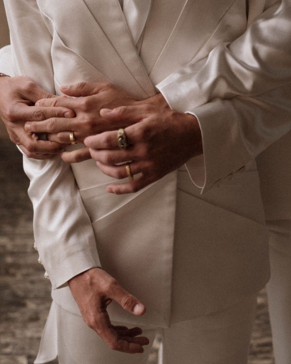 A Bold Botanical-Inspired Wedding Amongst Brutalist Architecture in Portugal