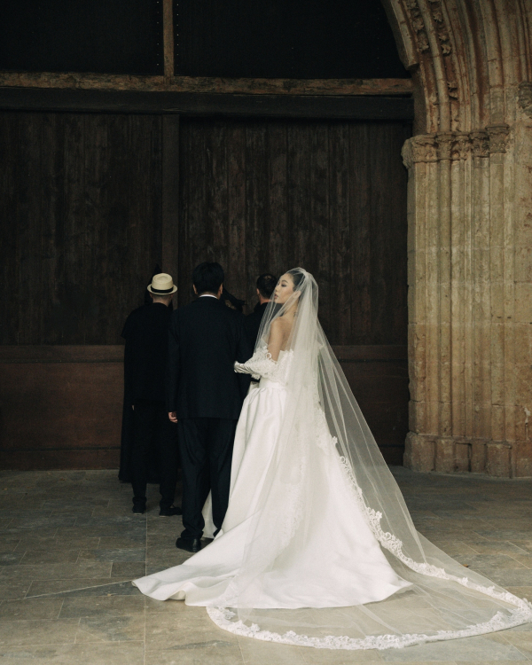 Influencer Xiayan Guo's Cinematic Abbey Wedding in Southern France