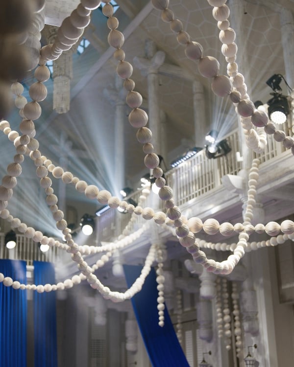 An Avant-Garde Vietnamese Beach Wedding Splashed in Bold Blue