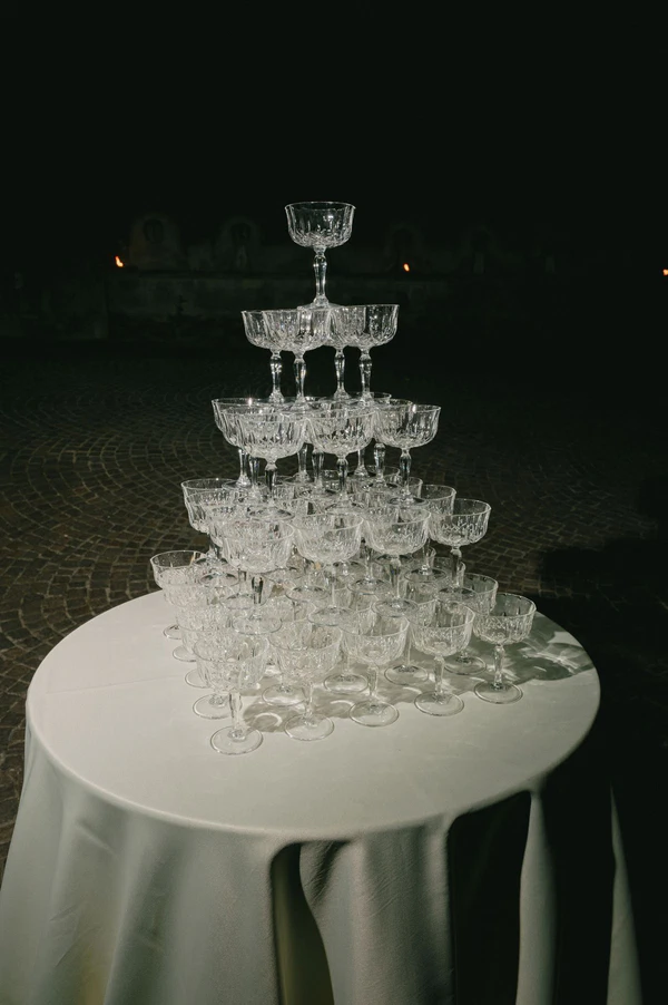 Vintage-Inspired Couture Takes Center Stage at This Chicly Curated Castle Wedding in Rome