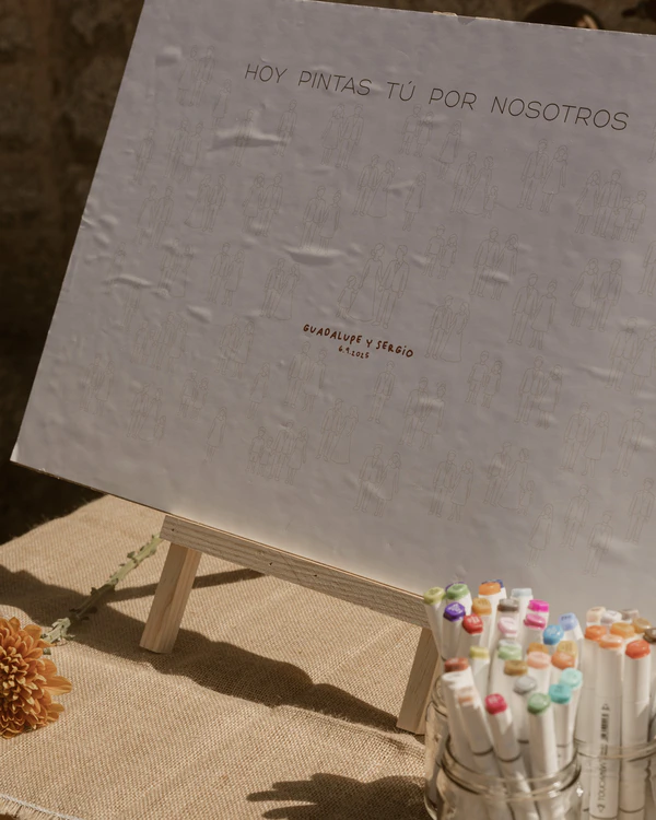 A Playful & Artistic Rural Wedding in Countryside of Madrid
