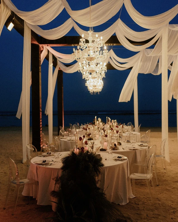 A Chic & Spiritual Beach Wedding on the Tropical Shores of Bali