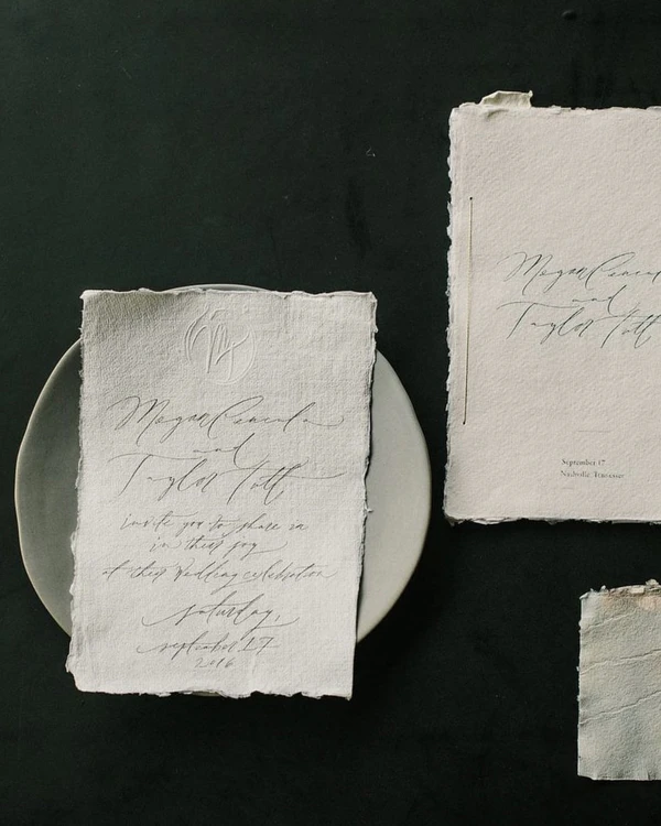 50 Elegant Calligraphy Stationery Designs