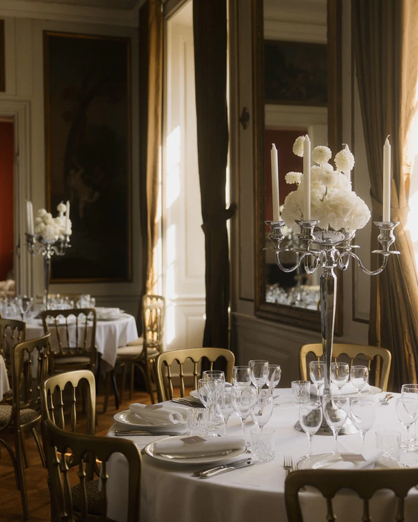An Elegant Danish Castle Wedding with Contemporary Art Installations