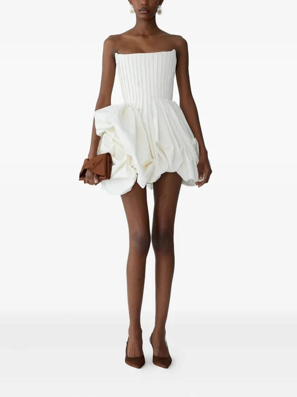 <a href="https://www.farfetch.com/shopping/women/carolina-herrera-pleated-mini-dress-item-32635002.aspx">CAROLINA HERRERA Dress</a> from Farfetch, $5487