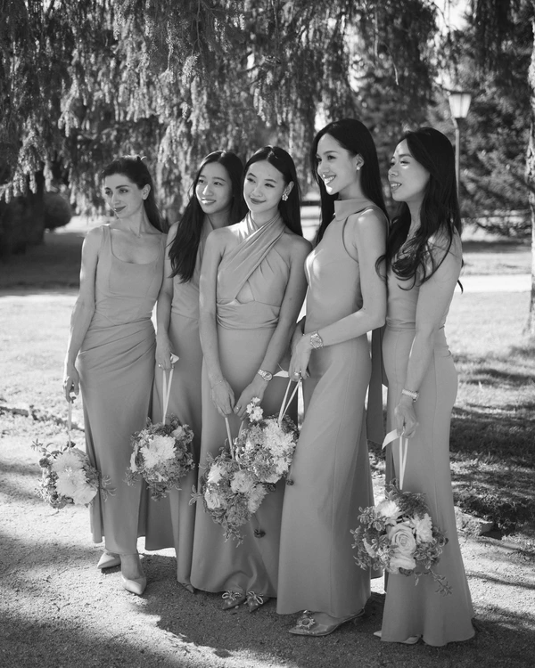 A Unique Fusion of Italian, Spanish & Chinese Cultures in this Chic Madrid Garden Wedding