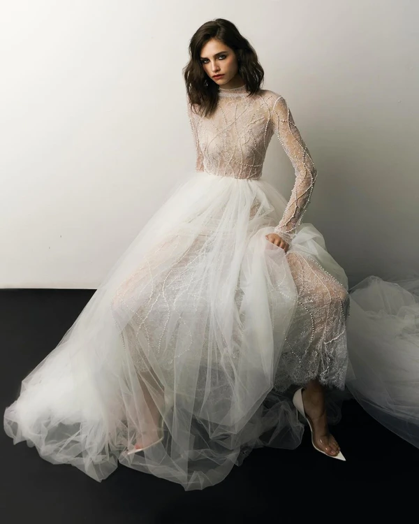 Trend: Naked Wedding Dresses
