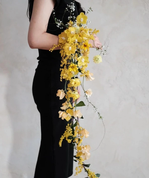 Cascading Flower Bouquets