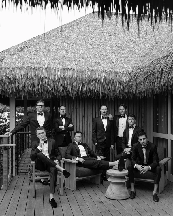 A Tropical Black-Tie Beach Wedding Weekend in Hawaii