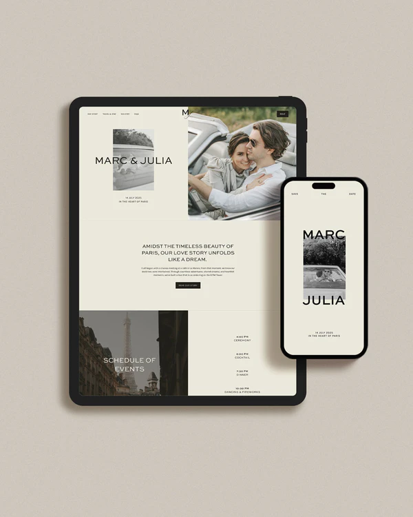 A Complete Guide to Creating a Wedding Website