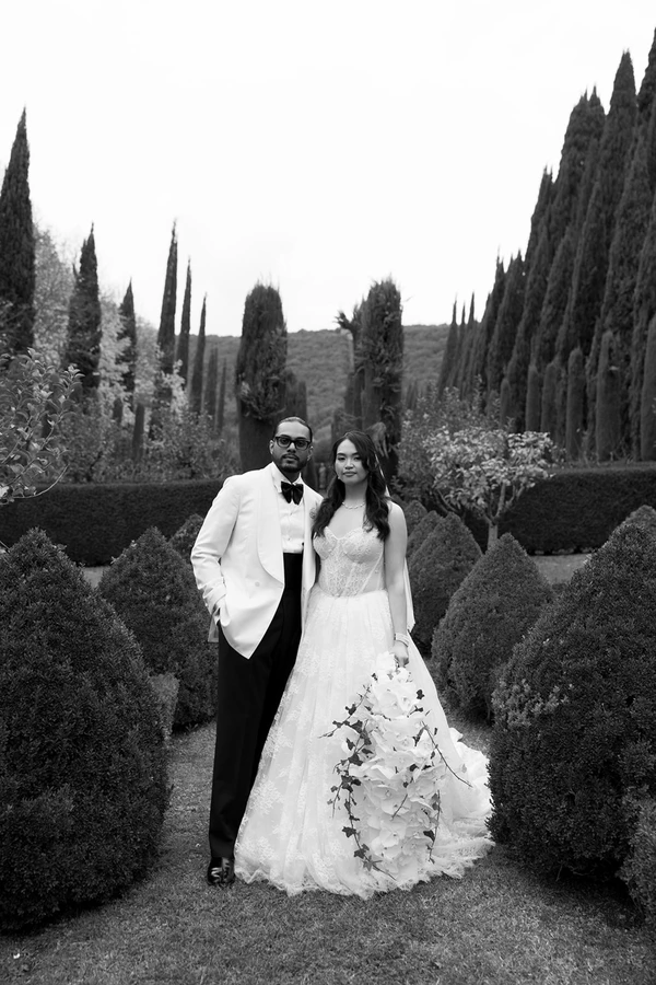 A Romantic Black-Tie Wedding Weekend at Villa Cetinale in Tuscany