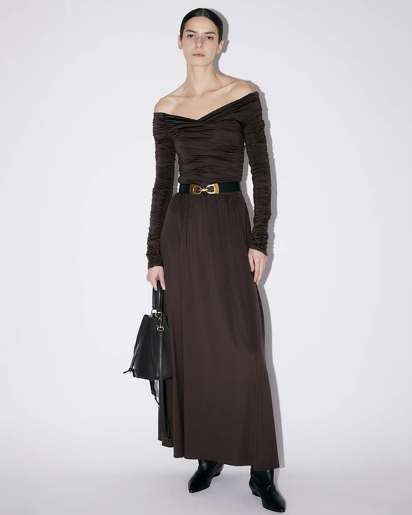 The Color of the Season: 20 Chocolate Brown Wedding Guest Dresses