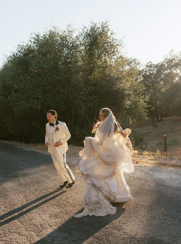Influencer Jade Mitchell-Clyde's Chic Black-Tie Wedding in California's Gold Country