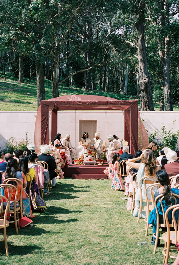 A Two-Day Indian Wedding Inspired by French Bistros, European Gardens & Family Traditions