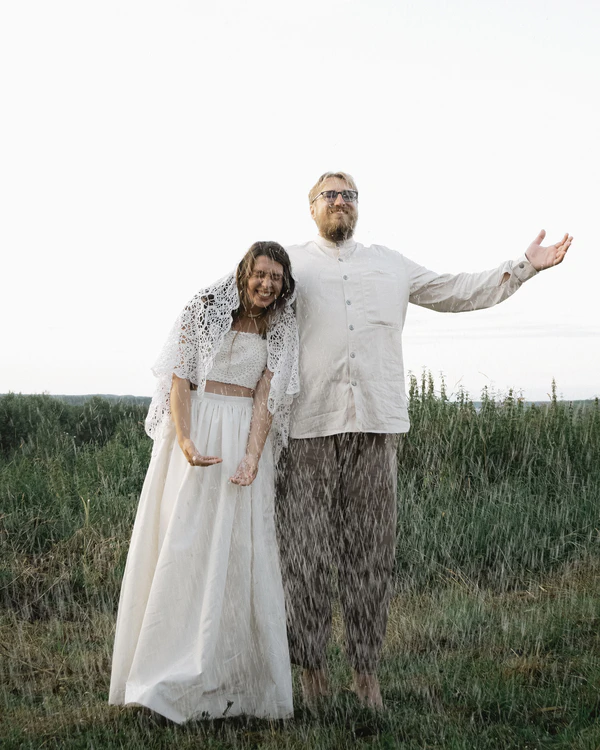A Folkloric Countryside Wedding with Every Detail Handcrafted By Family & Friends
