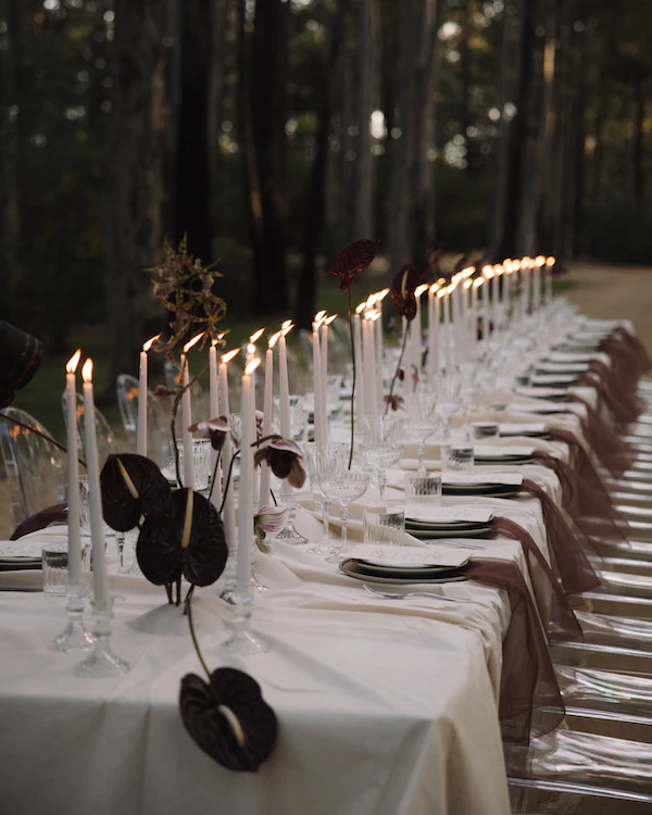 A Darkly Romantic Wedding Soirée — photo 2