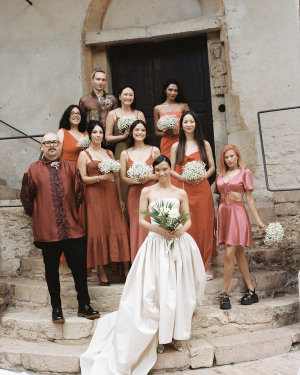 A Romantic Wedding Amidst the Rolling Hills of Umbria