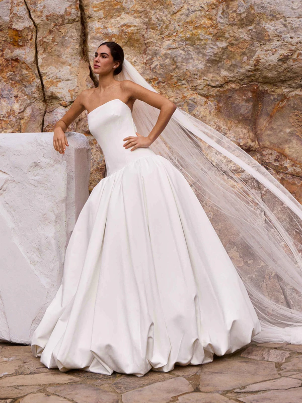 <a href="https://www.pronovias.com/int_en/wedding-dress-princess-strapless-neckline-satin-vermelia">PRONOVIAS Dress</a>, POA