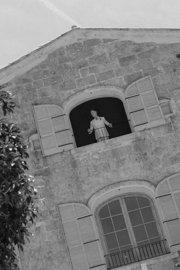 Giant Sculptural Florals & Dreamy Drapery by Mia Sylvia at This Stone Quarry Wedding in Menorca