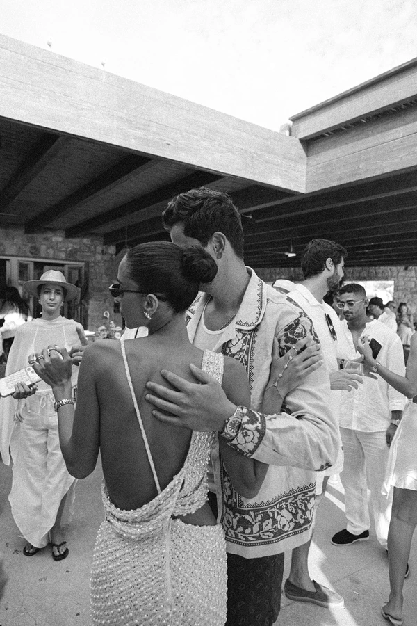 Jewelry Designer Noy Tawil's Mykonos Wedding Weekend Blending Bohemian Luxury & Mediterranean Chic