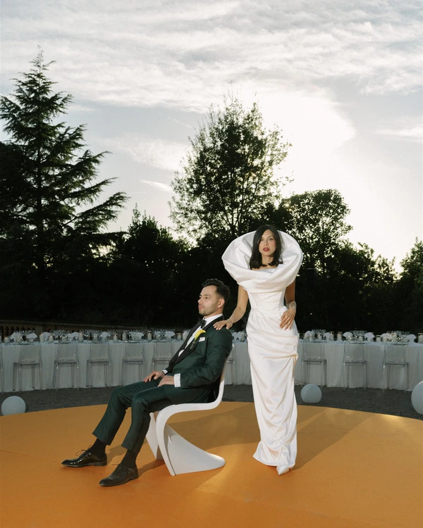 A Vibrant & Artistic Barcelona Wedding Amongst an Iconic Gaudi Masterpiece & Castle Garden