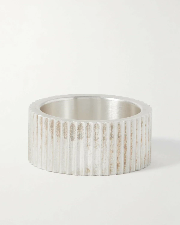 Trendy Silver Jewelry For a Groom