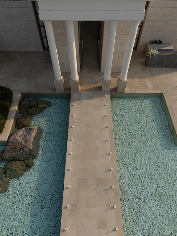 A Cinematic & Artistic Color-Washed Wedding Weekend at Amanzoe in Greece