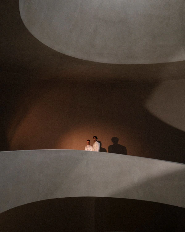 A Bold Botanical-Inspired Wedding Amongst Brutalist Architecture in Portugal