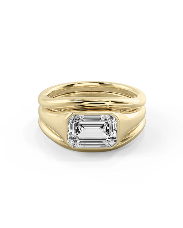 30 Emerald Cut Engagement Rings & Wedding Bands We're Loving