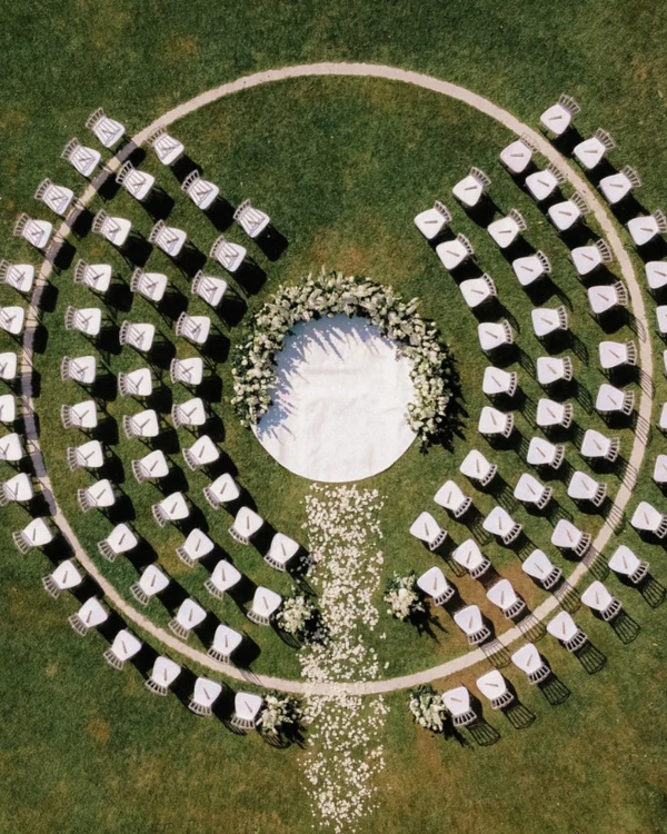 30 Fresh Ideas for Unique Aisle & Ceremony Seating