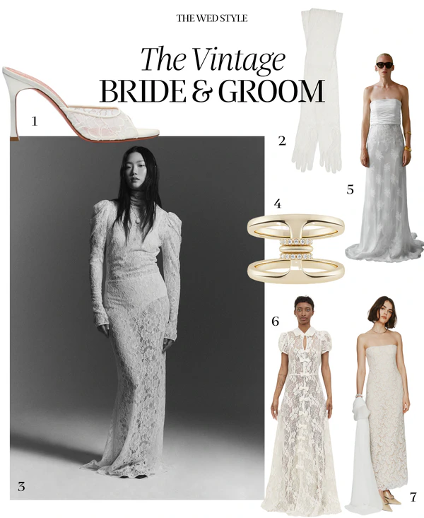 THE WED Style: Vintage-Inspired Bride & Groom Looks
