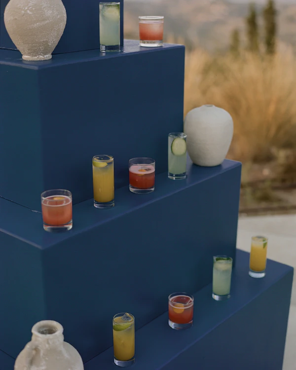 A Cinematic & Artistic Color-Washed Wedding Weekend at Amanzoe in Greece