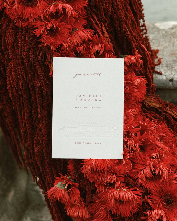 A Chic Black Tie Editorial-Inspired Wedding on Lake Garda, Italy