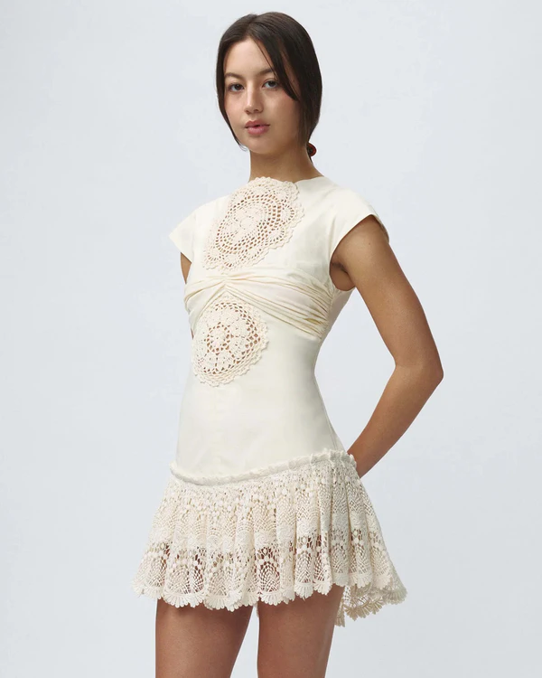 <a href="https://www.tae-park.com/products/doily-mini-dress" target="_blank">TAE PARK Doily Mini Dress, $685</a>
