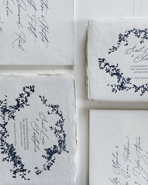 50 Elegant Calligraphy Stationery Designs